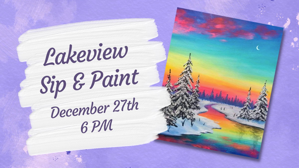 Sip & Paint on December 27th