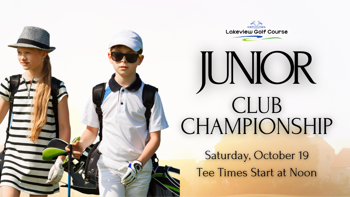 Junior Club Championship on October 19