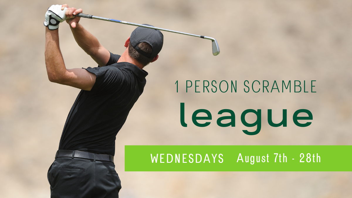 One Person Scramble League Returns in August