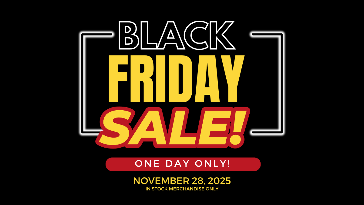 One Day Only! Black Friday Pro Shop Sale